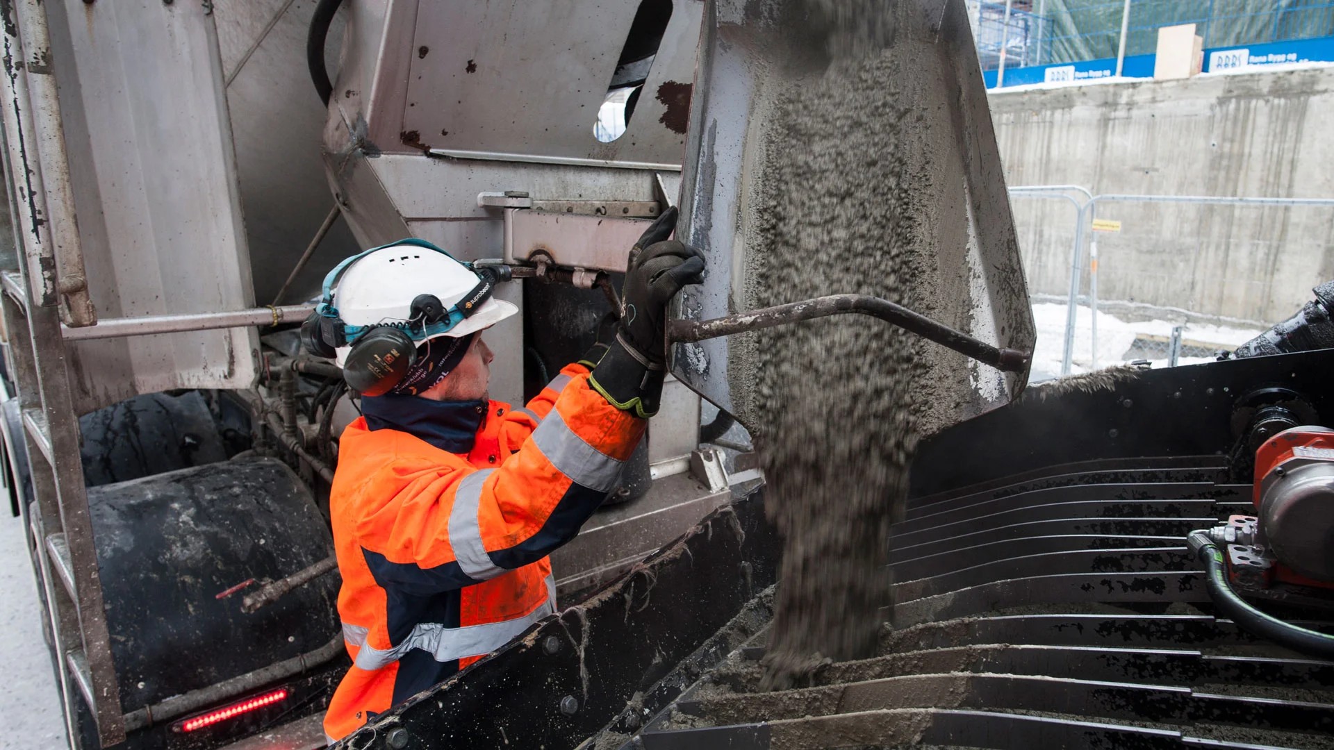 Levering av ferdigbetong